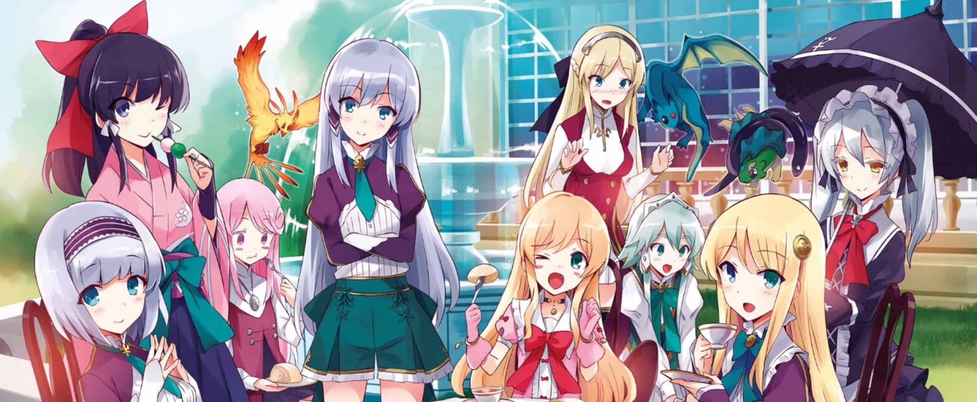 Banner de Isekai wa Smartphone to Tomo ni.