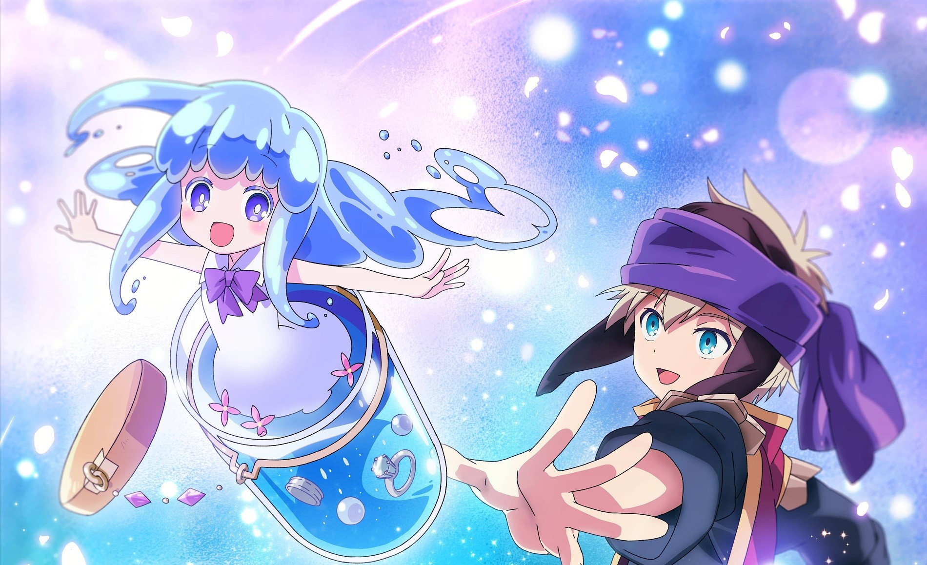 Poster de Merc Storia: Mukiryoku Shounen to Bin no Naka no Shoujo
