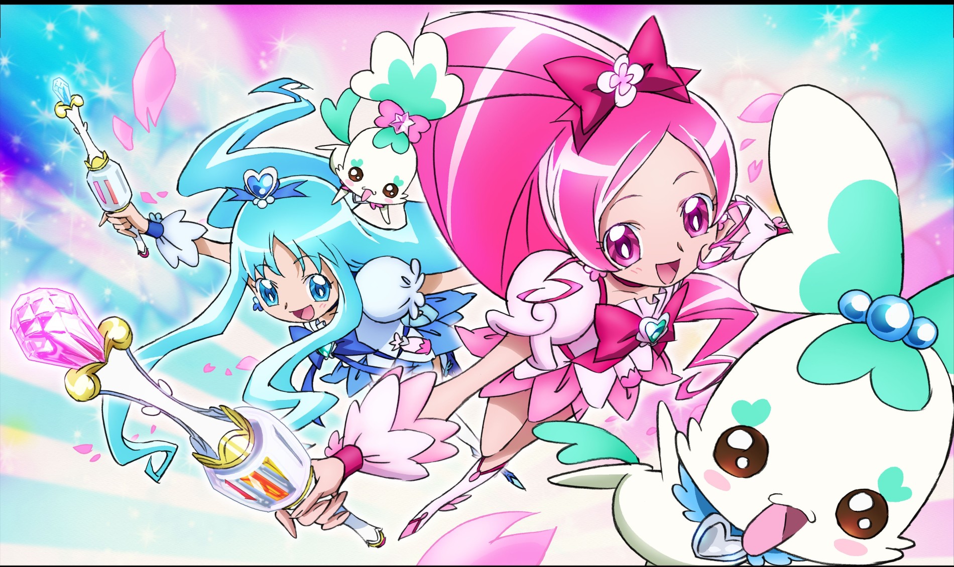 Poster de Precure All Stars DX2: Kibou no Hikari☆Rainbow Jewel wo Mamore!