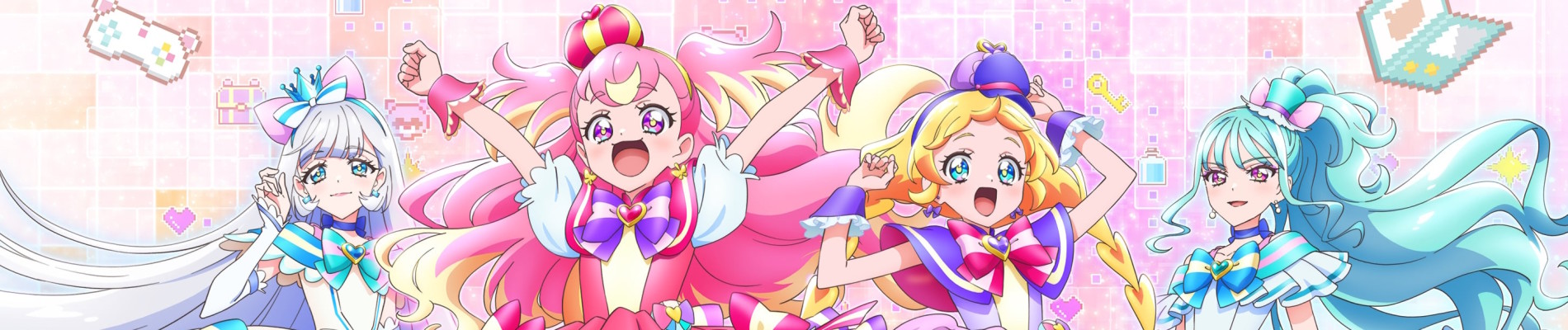 Poster de Wonderful Precure! The Movie! Dokidoki♡Game no Sekai de Daibouken!